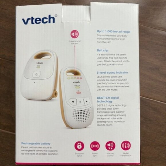 NEW VTech DM111 Digital Audio Baby Monitor - Picture 2 of 4